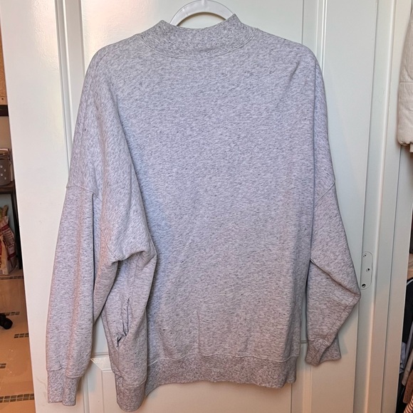 Aritzia TNA Light Gray Mock Neck Sweater - Picture 4 of 4